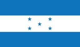 Vector illustration of the flag of Honduras
